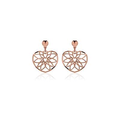 Unique Ohrstecker Ornamente aus Sterlingsilber rosévergoldet Unique Ohrstecker Ornamente aus Sterlingsilber rosévergoldet