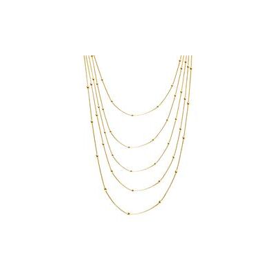 Unique Layer Kette aus vergoldetem Sterlingsilber Unique Layer Kette aus vergoldetem Sterlingsilber