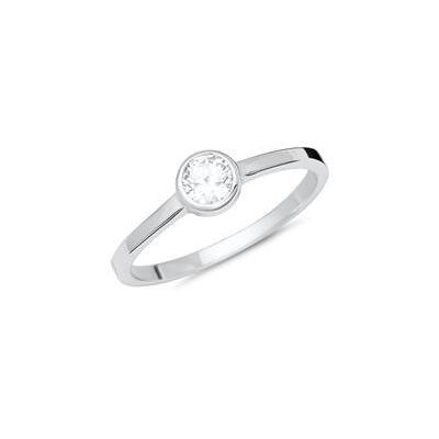 Unique 925 Silberring mit Zirkonia Unique 925 Silberring mit Zirkonia