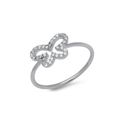 Unique 925 Silber Ring Schmetterling Zirkonia Unique 925 Silber Ring Schmetterling Zirkonia
