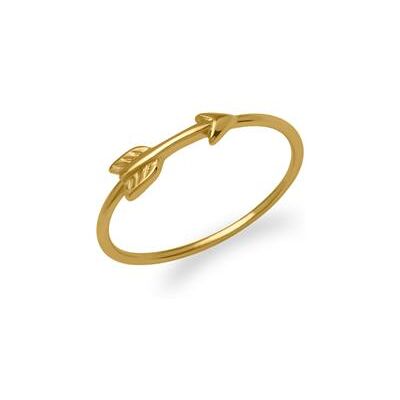 Unique Ring Pfeildesign 925er Silber vergoldet Unique Ring Pfeildesign 925er Silber vergoldet