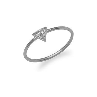 Unique Filigraner Ring Pyramide Zirkonia 925er Silber Unique Filigraner Ring Pyramide Zirkonia 925er Silber