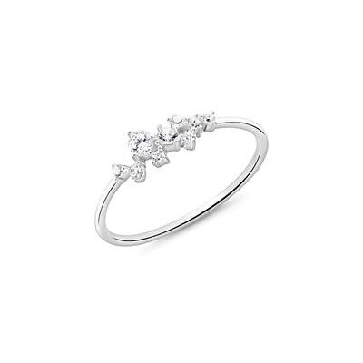 Unique Damenring aus Sterlingsilber mit Zirkonia Unique Damenring aus Sterlingsilber mit Zirkonia