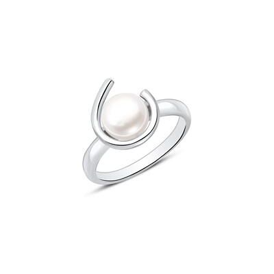 Unique 925er Silberring für Damen mit Perle Unique 925er Silberring für Damen mit Perle