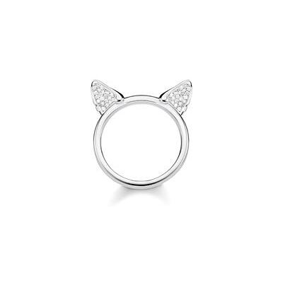 Thomas Sabo Damenring Katzenohren aus Sterlingsilber mit Zirkonia Thomas Sabo Damenring Katzenohren aus Sterlingsilber mit Zirkonia