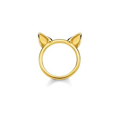 Thomas Sabo Ring Katzenohren aus vergoldetem Sterlingsilber Thomas Sabo Ring Katzenohren aus vergoldetem Sterlingsilber