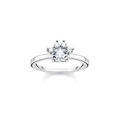 Thomas Sabo Damenring Katzen Pfote aus 925er Silber mit Zirkonia Thomas Sabo Damenring Katzen Pfote aus 925er Silber mit Zirkonia