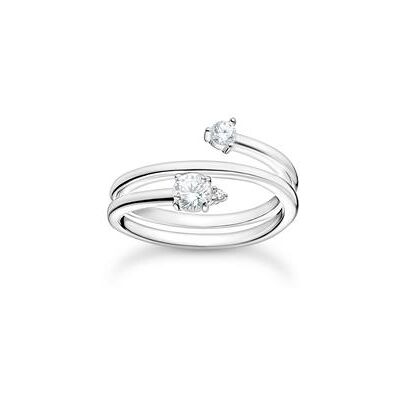 Thomas Sabo Spiralförmiger Silberring mit Pfeilen Thomas Sabo Spiralförmiger Silberring mit Pfeilen