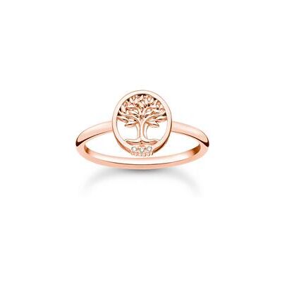 Thomas Sabo Tree of Love Ring für Damen aus 925er Silber, IP Rosé Thomas Sabo Tree of Love Ring für Damen aus 925er Silber, IP Rosé