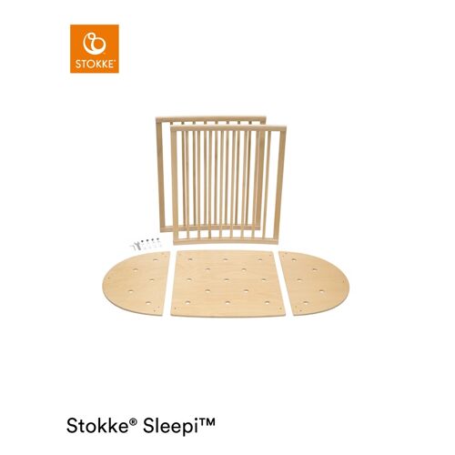 STOKKE® Sleepi™ Kinderbett Umbausatz V3 natur - natur