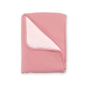 BEMINI Kuscheldecke Pady waffle + jersey bio tog 3 Blossom - rosa/pink