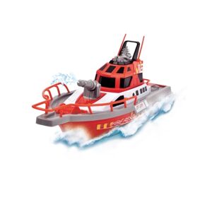 Dickie Toys DICKIE RC Fire Boat, Feuerwehr-Boot, RTR mit Wasserspritzfunktion - rot