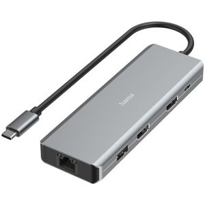Hama USB-C-Hub 9 Ports grau Hama USB-C-Hub 9 Ports grau
