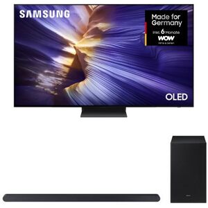 Samsung GQ55S93FAE 138 cm (55") OLED Vision AI Smart TV graphitschwarz inkl. HW-S710GD Soundbar mit Subwoofer titanschwarz Samsung GQ55S93FAE 138 cm (55") OLED Vision AI Smart TV graphitschwarz inkl. HW-S710GD Soundbar mit Subwoofer titanschwarz