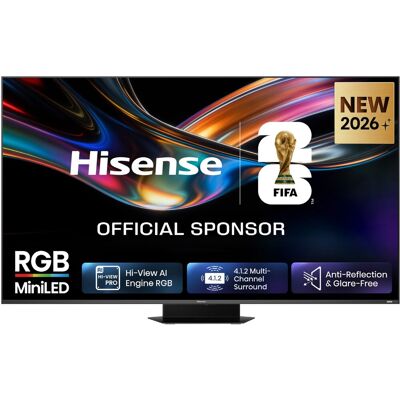 Hisense 85UR9DS 215 cm (85") RGB MiniLED-TV anthrazit, 4K Ultra HD, Smart-TV, DVB-T2/DVB-C/DVB-S2, Sprachsteuerung Hisense 85UR9DS 215 cm (85") RGB MiniLED-TV anthrazit, 4K Ultra HD, Smart-TV, DVB-T2/DVB-C/DVB-S2, Sprachsteuerung