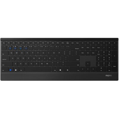 Rapoo 9500M Kabelloses Tastatur-Set schwarz Rapoo 9500M Kabelloses Tastatur-Set schwarz