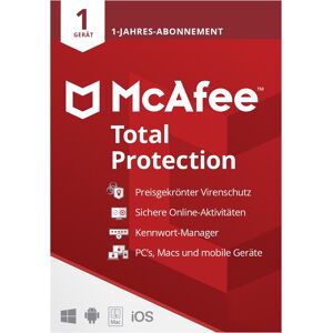 Mcafee Total Protection für 1 Gerät