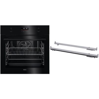 AEG BPF535B2V2 Einbaubackofen bestehend aus BPE535060B + TR2LFV schwarz AEG BPF535B2V2 Einbaubackofen bestehend aus BPE535060B + TR2LFV schwarz