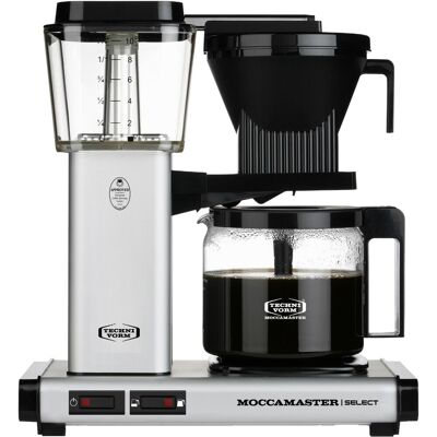 MOCCAMASTER KBG Select Filter-Kaffeemaschine matt silver MOCCAMASTER KBG Select Filter-Kaffeemaschine matt silver