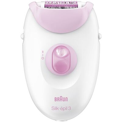 Braun 3175 Silk-épil 3 Epilierer + Aufbewahrungstasche pink/weiß Braun 3175 Silk-épil 3 Epilierer + Aufbewahrungstasche pink/weiß