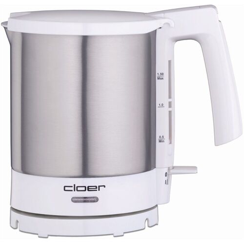 Cloer 4711 Wasserkocher weiß/edelstahl