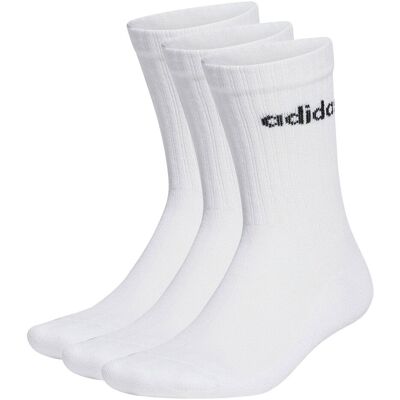adidas C LIN Crew 3Pack Socken Damen Herren weiß - female - 37 adidas C LIN Crew 3Pack Socken Damen Herren weiß - female - 37