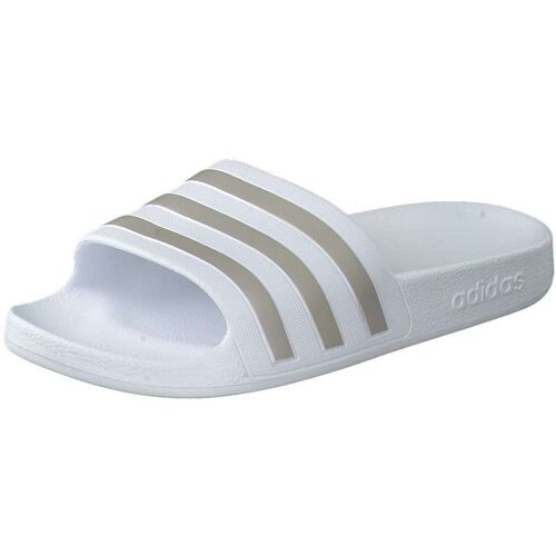 adidas Adilette Aqua Badepantolette Damen weiß - female - 43