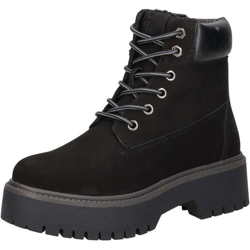 Bullboxer Schnür Boots Damen schwarz - female - 38