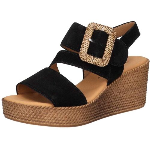 Gabor Keilsandale Damen schwarz - female - 36
