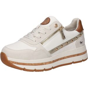 Mustang Plateau Sneaker Damen beige - female - 39 Mustang Plateau Sneaker Damen beige - female - 39