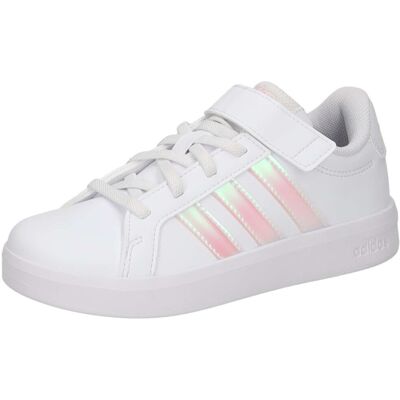 adidas Grand Court 3.0 EL C Sneaker Mädchen Jungen weiß - female - 34 adidas Grand Court 3.0 EL C Sneaker Mädchen Jungen weiß - female - 34