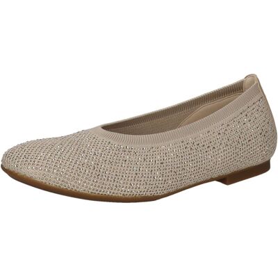 Gabor Ballerina Damen beige - female - 37,5 Gabor Ballerina Damen beige - female - 37,5