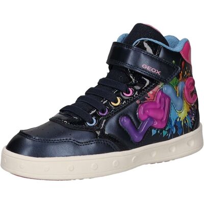 Geox J Skylin Girl Sneaker High Mädchen blau - female - 27 Geox J Skylin Girl Sneaker High Mädchen blau - female - 27