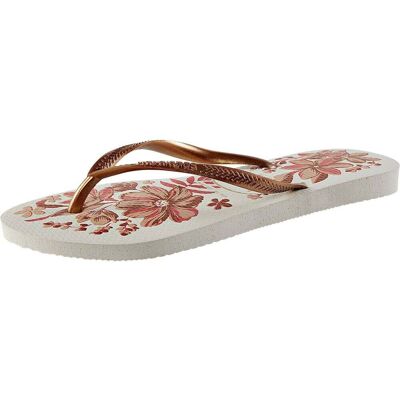 Havaianas Slim Organic Zehentrenner Damen gold - female - 37 Havaianas Slim Organic Zehentrenner Damen gold - female - 37
