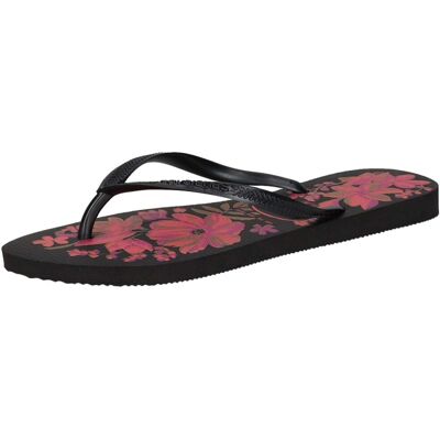 Havaianas Slim Organic Zehentrenner Damen schwarz - female - 41 Havaianas Slim Organic Zehentrenner Damen schwarz - female - 41