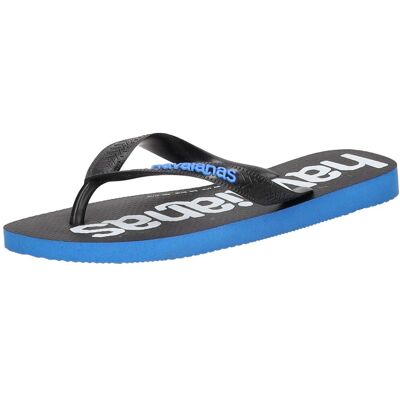 Havaianas Top Logomania Zehentrenner Damen Herren blau - female - 35 Havaianas Top Logomania Zehentrenner Damen Herren blau - female - 35