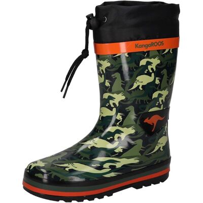 KangaROOS K Rain Gummistiefel Jungen grün - male - 28 KangaROOS K Rain Gummistiefel Jungen grün - male - 28