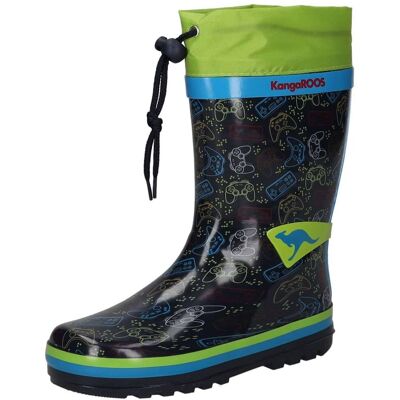 KangaROOS K Summerrain Gummmistiefel Jungen blau - male - 35 KangaROOS K Summerrain Gummmistiefel Jungen blau - male - 35