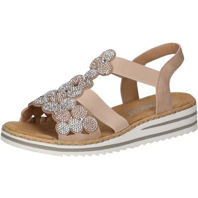 Rieker Keilsandale Damen rosa - female - 41 Rieker Keilsandale Damen rosa - female - 41