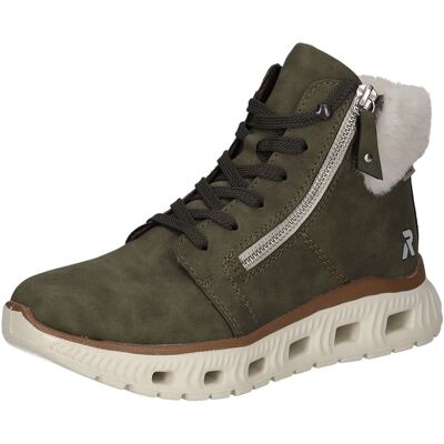 Rieker R-Schnür Boots Damen grün - female - 39 Rieker R-Schnür Boots Damen grün - female - 39