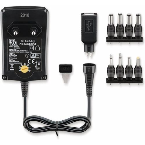 GOOBAY Universal-Steckernetzteil 53997, 3...12 V-, 18 W