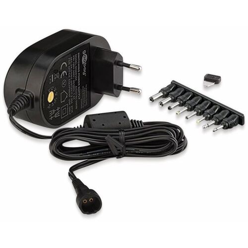 GOOBAY Universal-Steckernetzteil 59030, 3...12 V-, 27 W