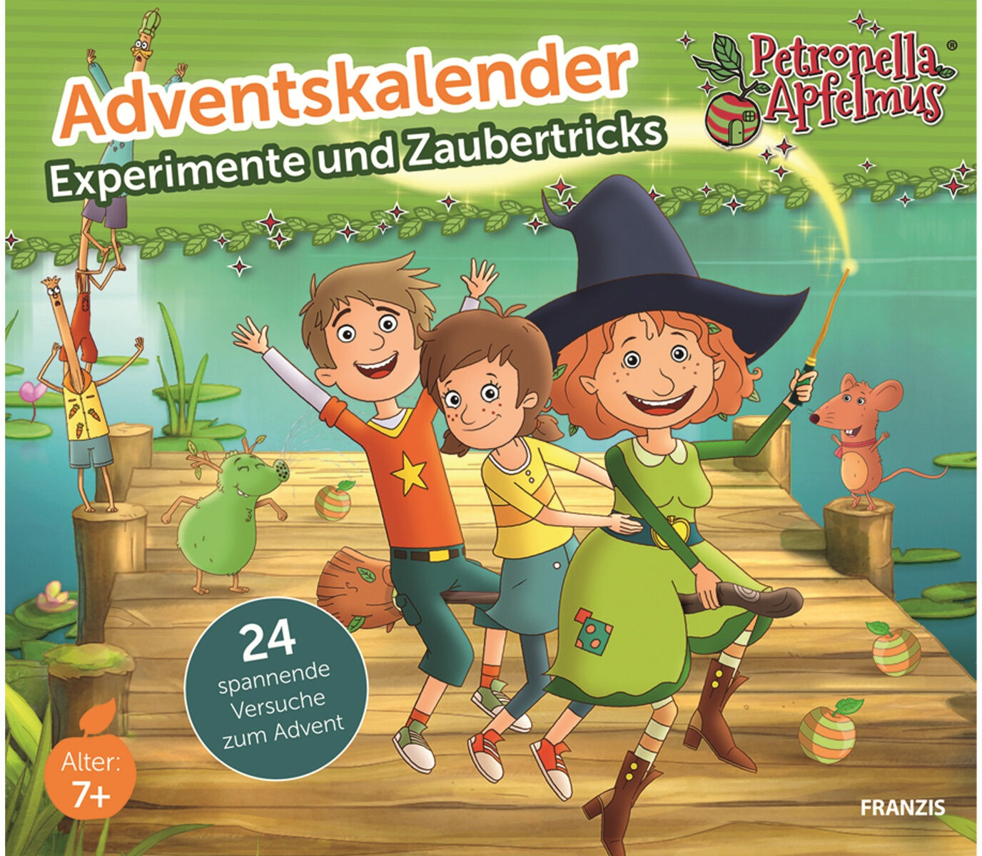 FRANZIS Adventskalender, 67202, Adventskalender Experimentieren und Zaubertricks