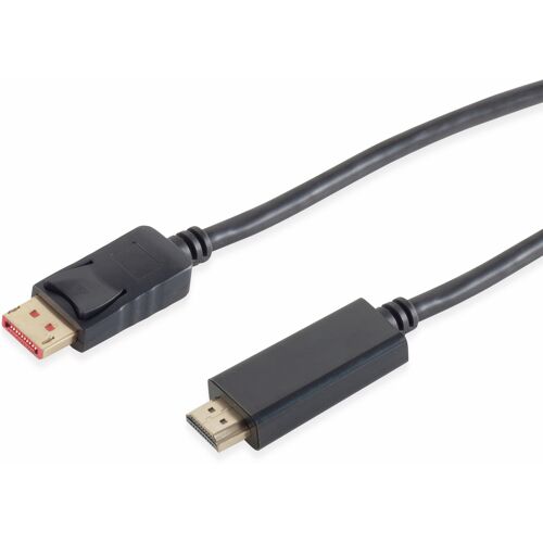 1.4 DisplayPort-Kabel, DP/HDMI, Stecker/Stecker, 4K, 5,0 m