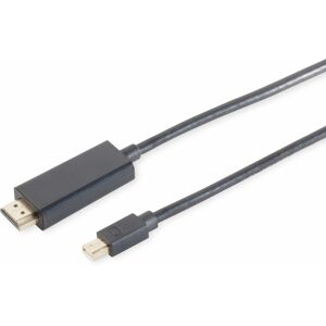 1.2 DisplayPort-Kabel, MiniDP/HDMI, Stecker/Stecker, 4K, 2,0 m