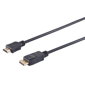 S-IMPULS DisplayPort 1.2 Adapterkabel HDMI-A 4K 3m