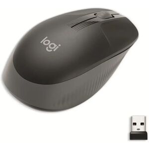 LOGITECH Funkmaus M190, 1000 dpi, 3 Tasten, anthrazit