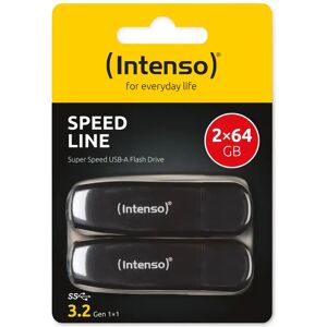 INTENSO USB 3.2 Speicherstick Speed Line, 64 GB, 2er-Set