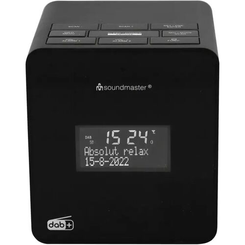 SOUNDMASTER Uhrenradio UR 109SW, AB+/UKW, mit Aufnahmefunktion, schwarz