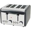 ALPINA Toaster, 1500 W, 4 Scheibentoaster, silber